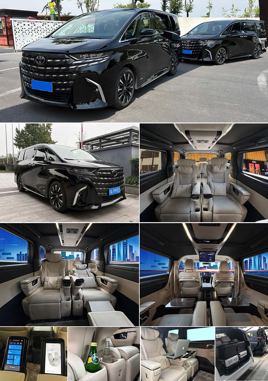 成都租车接送包车,丰田埃尔法包车,商务旅游包车,自驾租车,价格透明,正规安全